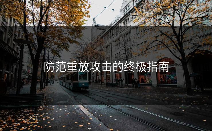 防范重放攻击的终极指南