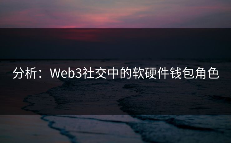 分析：Web3社交中的软硬件钱包角色