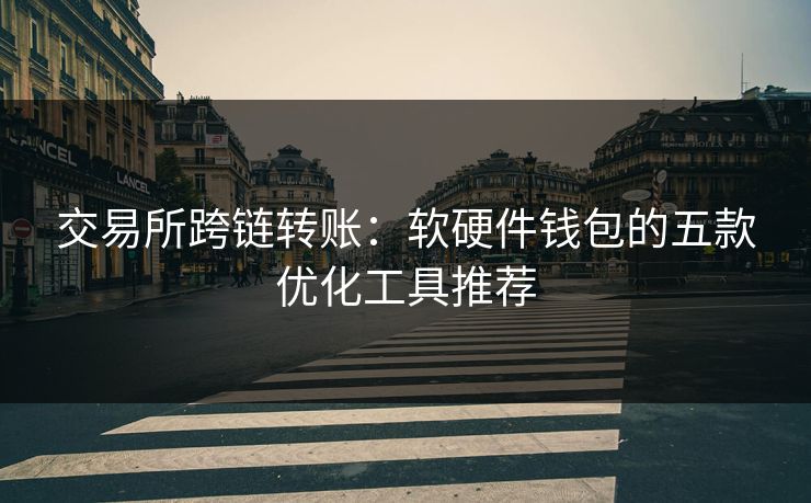 交易所跨链转账：软硬件钱包的五款优化工具推荐